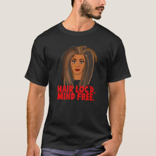 Camiseta Cabelo Loc'd Mente Livre Locs Dreadlocks