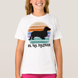 Camiseta Cabelo Longo Dachshund - Silhouette 1