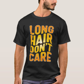 Camiseta Cabelo Longo Engraçado Teto Amante Mulheres Cabele