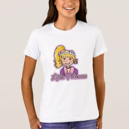 Camiseta Cabelo loura da Princesa, rosa