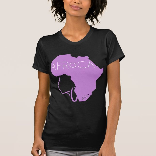 Camiseta Cabelo Negro Natural Afro (Frente)