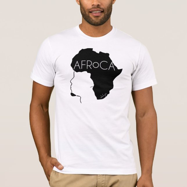 Camiseta Cabelo Negro Natural Afro (Frente)