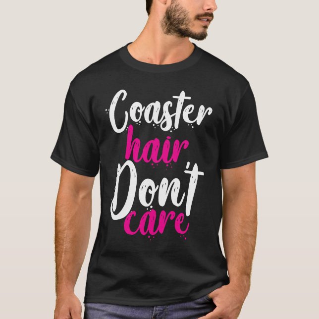 Camiseta Cabelo porta copos Não se importe (Frente)