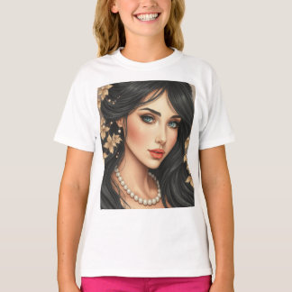 Camiseta Cabelo preto 11