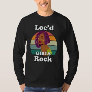 Camiseta Cabelo Rasta Dreadlocks Locado Garota Preta Rocha 
