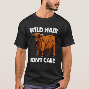 Camiseta Cabelo Selvagem Não Liga Violenta Vaca Fo