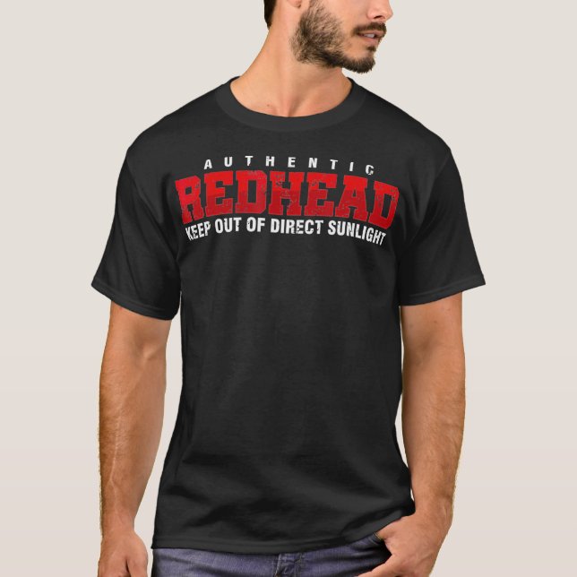 Camiseta Cabelo Vermelho Autenticante Cabeça Vermelha Manei (Frente)