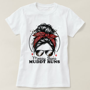 Camiseta Cabelos Desgrenhados e Corridas Enlameadas Corrida