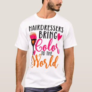 Camiseta Cabelos engraçados trazem cor ao mundo