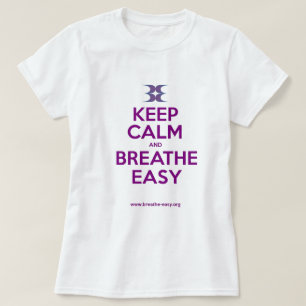 Camiseta Cabido mantenha a calma e respire fácil