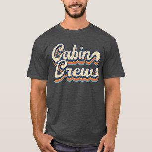 Camiseta Cabin Tripulação Amigos Família Montanha Reunião F