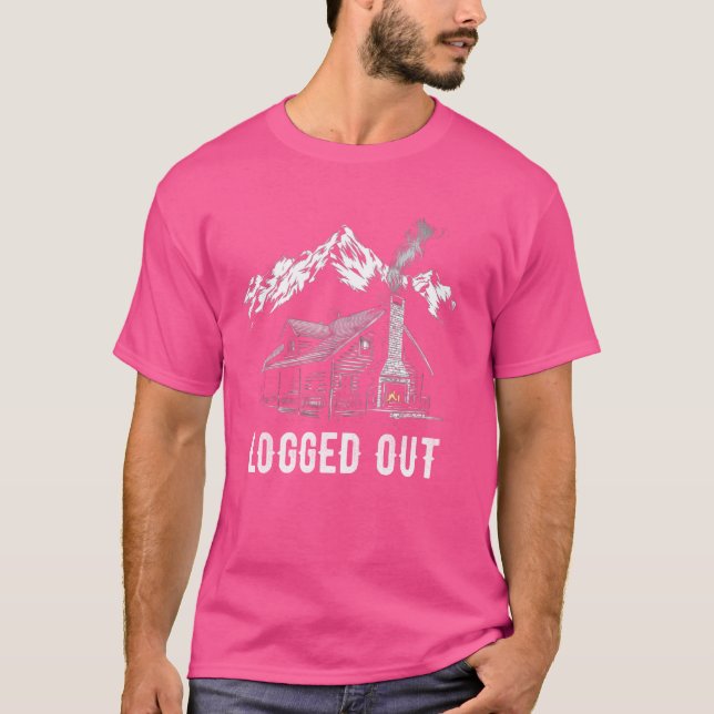 Camiseta Cabina Externa Engraçada De Montanha Engraçada (Frente)
