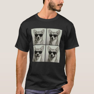 Camiseta Cabine de Foto de Corgi Engraçado Amante de Corgi