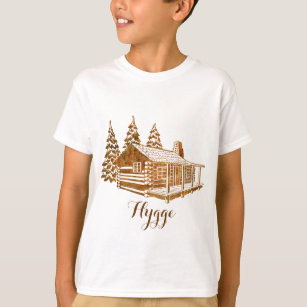 Camiseta Cabine de Log Cozy - Higge ou seu próprio texto