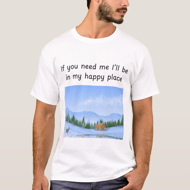 Camiseta Cabine de Lugar Feliz (Frente)