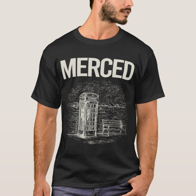 Camiseta Cabine Telefônica Antiga Merced (Frente)
