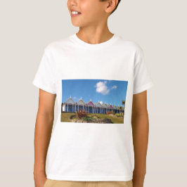 Camiseta Cabines de Praia Tradicionais Britânicas