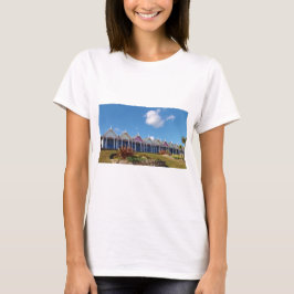 Camiseta Cabines de Praia Tradicionais Britânicas