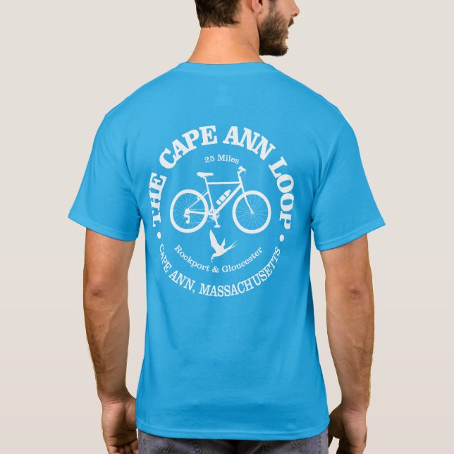 Camiseta Cabo Ann Loop (ciclismo) (Verso)