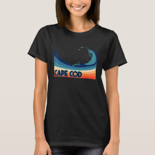 Camiseta Cabo Cod Massachusetts Retro Surf Sailing & Pescar