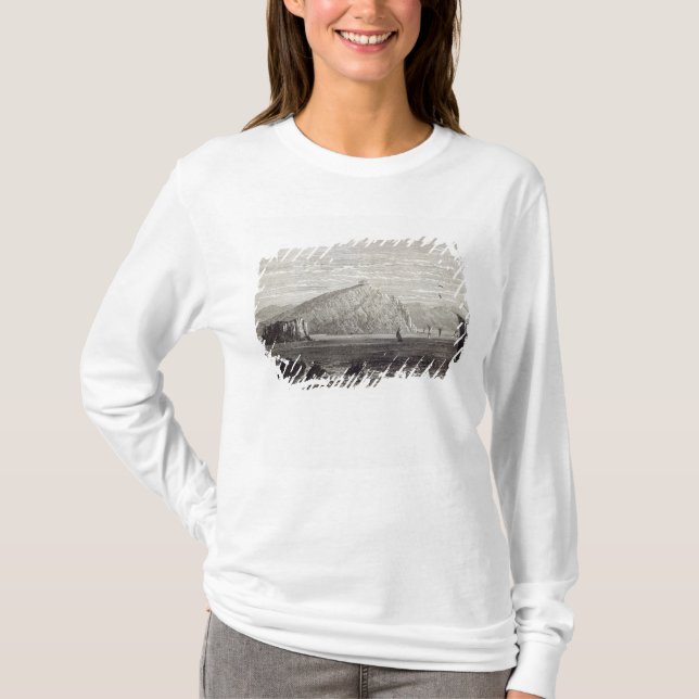 Camiseta Cabo Colonna, com ruínas do templo de (Frente)