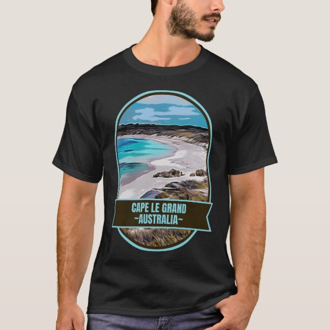 Camiseta Cabo Le Grand � O Horizonte Sem Fim da Austrália (Frente)