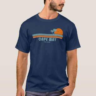 Camiseta Cabo May New Jersey Sun Palm Trees