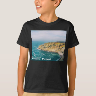 Camiseta Cabo na paisagem do oceano Atlântico