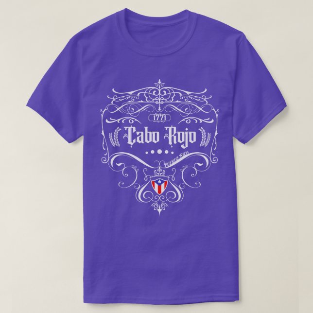 Camiseta Cabo Rojo Vintage design (Frente do Design)