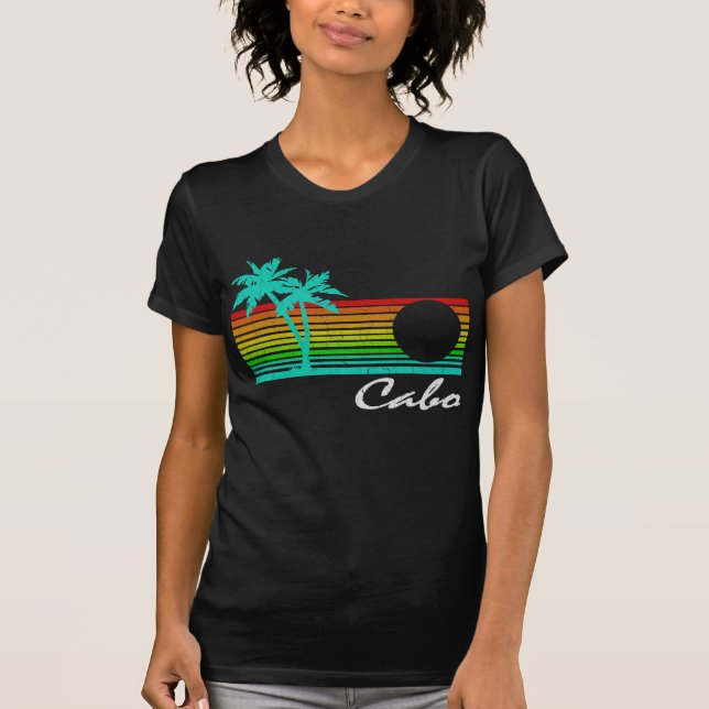 Camiseta Cabo San Lucas (afligido) (Frente)