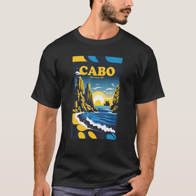Camiseta Cabo San Lucas Baja California Mexico Souvenir (Frente)