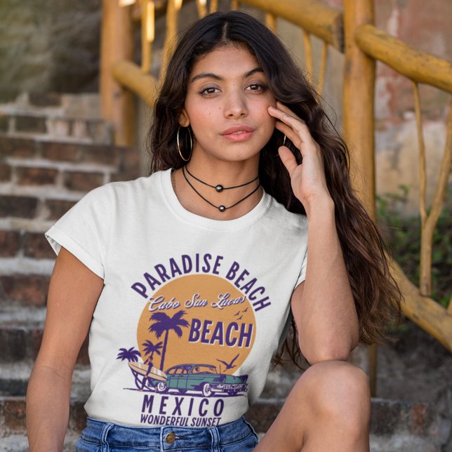 Camiseta Cabo San Lucas Beach Mexico | Tropical Beach (Criador carregado)