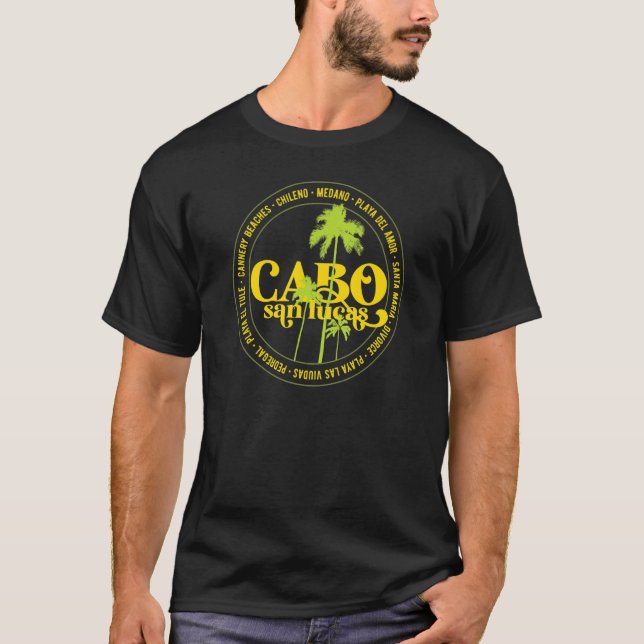 Camiseta Cabo San Lucas Best Beaches Baja Peninsula Mexico  (Frente)