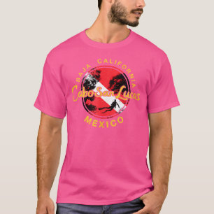 Camiseta Cabo San Lucas mergulhando na divisa do México