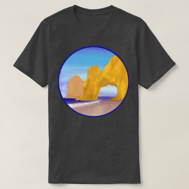Camiseta Cabo San Lucas Mexico Los Arcos Design (Frente do Design)