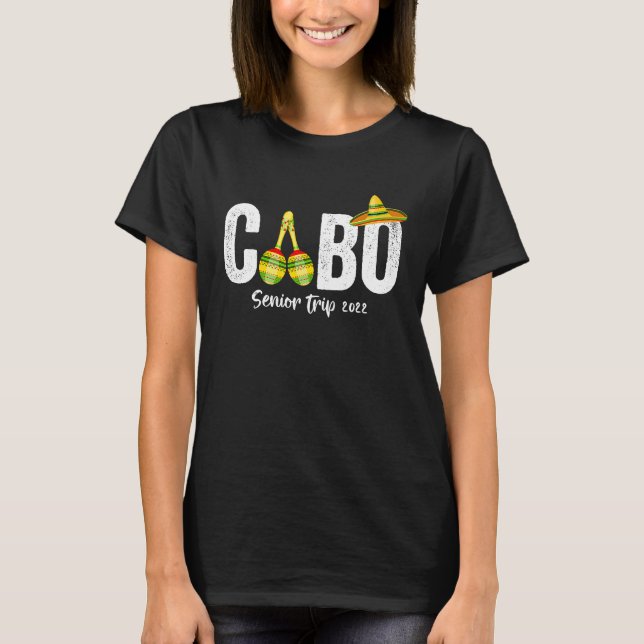 Camiseta Cabo San Lucas Senior Trip 2022 Matchig Group (Frente)