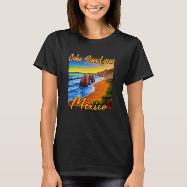Camiseta Cabo San Lucas Sunset (Frente)