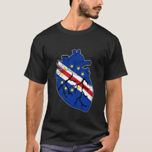 Camiseta Cabo Verde,Bandeira de Cabo Verde,Bandeira de Cabo