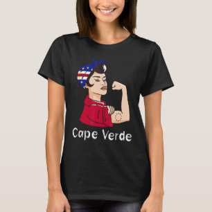 Camiseta Cabo Verde Forte Cabo Verdiano Raiz Mulher Scarf M