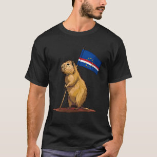 Camiseta Cabo Verde Raízes Cabo-Verdianas Bandeira de Cabo