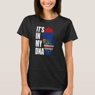 Camiseta Cabo Verdean E Armênio Mix DNA Flag Heritage