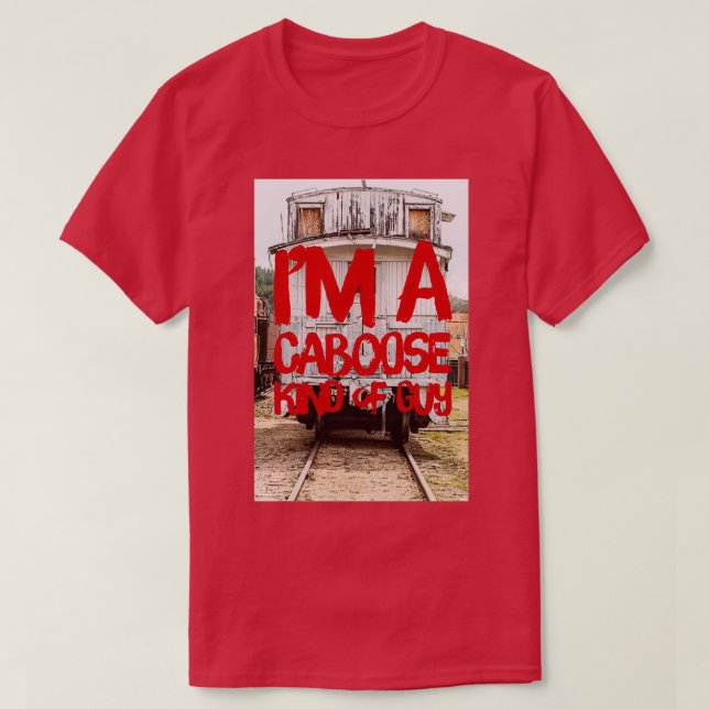 Camiseta Caboose tipo uma cara (Frente do Design)