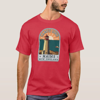 Camiseta Cabot Cove Light House Vintage Sticker Arremate