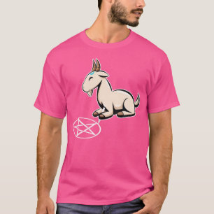 Camiseta Cabra de Gótico Pentagram