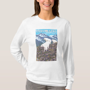 Camiseta Cabra de montanha branca FamilyColorado