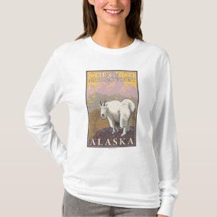 Camiseta Cabra de montanha - floresta nacional de Chugach,