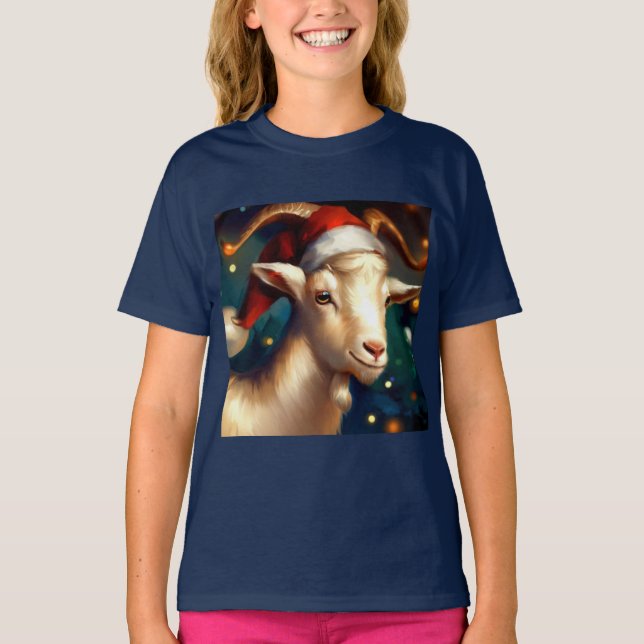 Camiseta Cabra de Natal 1 (Frente)