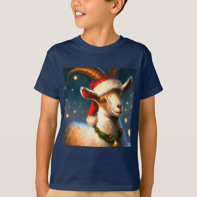 Camiseta Cabra de Natal 2 (Frente)