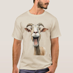 Camiseta Cabra engraçada