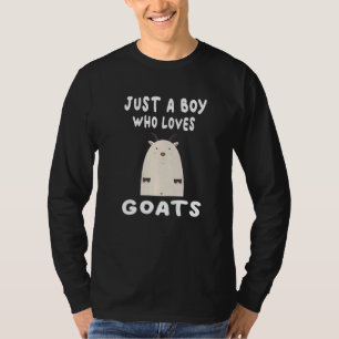 Camiseta Cabra Legal Para Meninos Crianças Fazendeiro De Ca